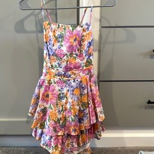 Hello Molly floral romper!